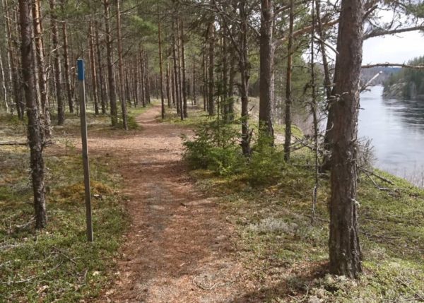 Vandringsled vid indalsälven, Döda Fallet, Jämtland