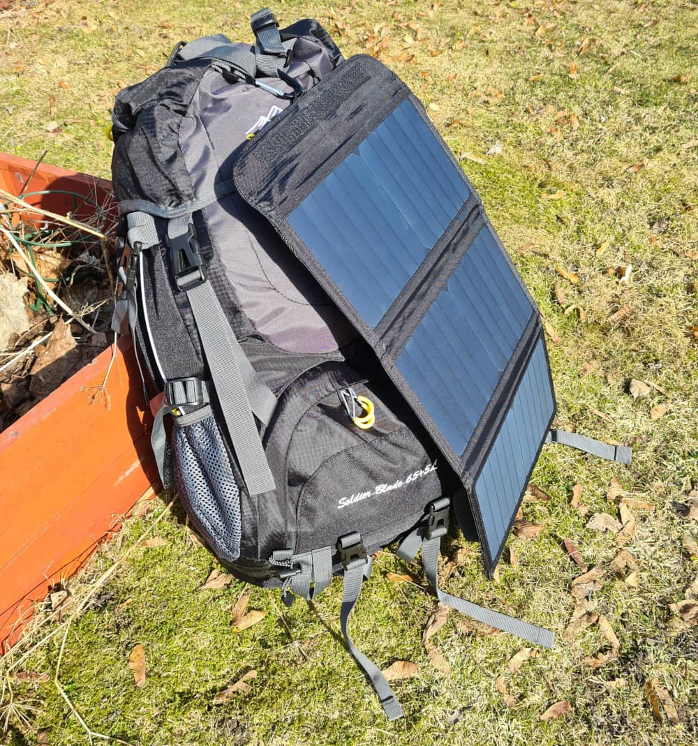 Eceen ryggsäck med 20W solpanel