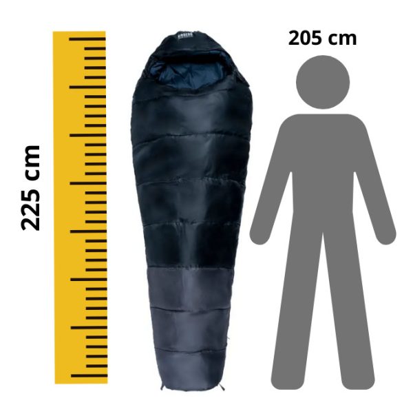 Urberg sovsäck LONG 225 cm, passar kroppslängd på max 205 cm