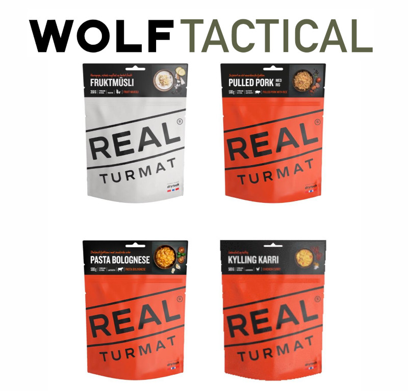 Wolf Tactical Real Turmat Storpack 12 portioner