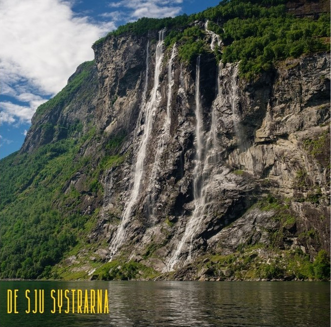 de sju systrarna vattenfall i geirangerfjorden