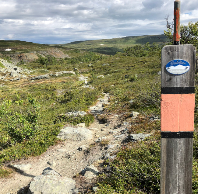 Gruvturen från Ramundberget mot Djupdalsvallen