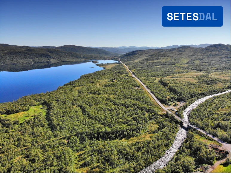 Setesdal flygfoto