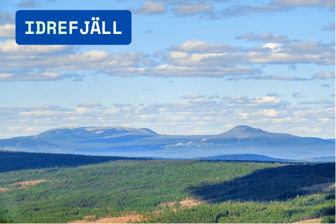 panoramabild över idrefjäll